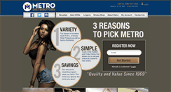 Desktop Screenshot of metrob2b.com