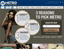 Tablet Screenshot of metrob2b.com